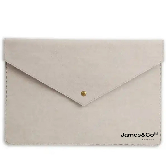 EVA laptop bag front view diagonal magnetic closure