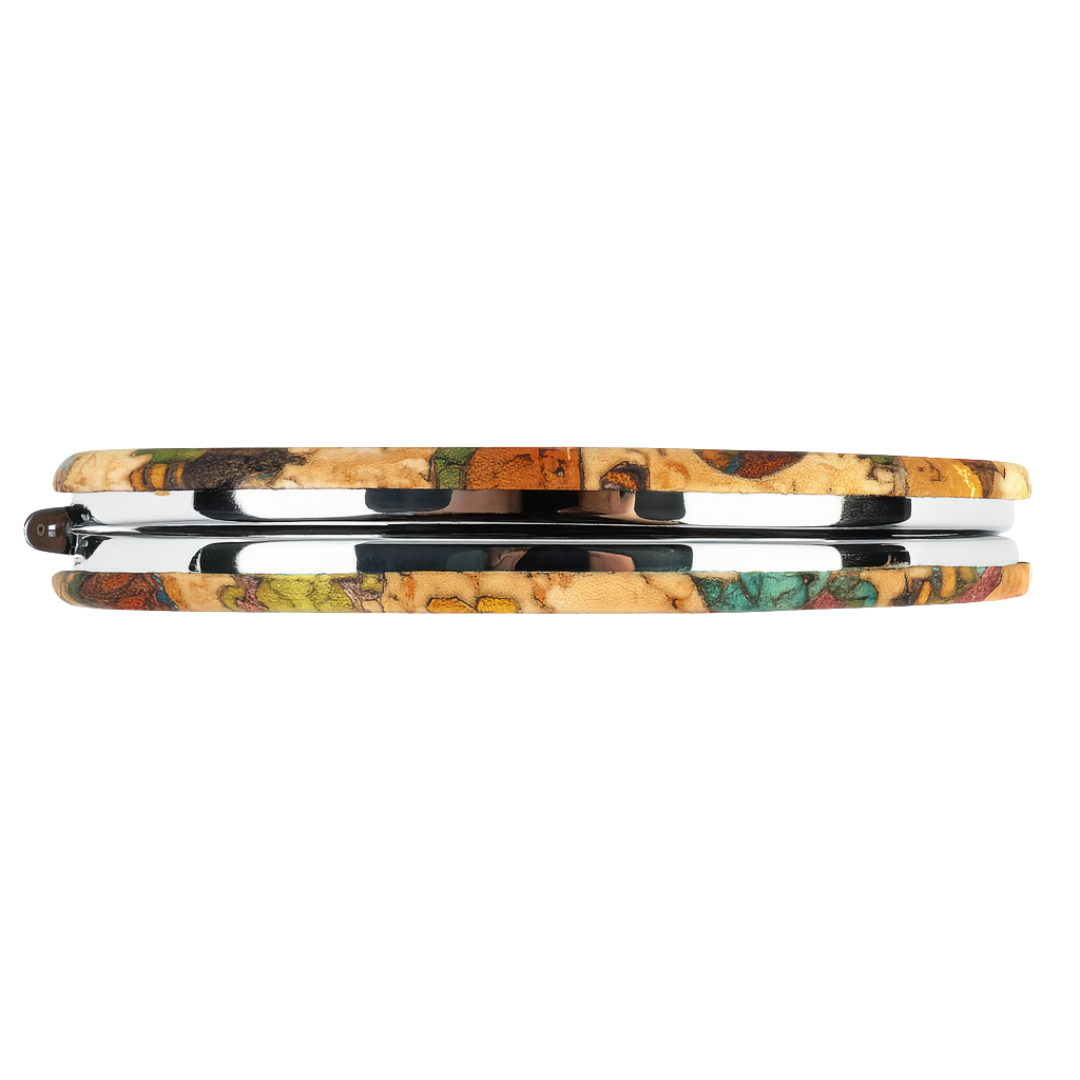 wholesale compact cork mirror side view fully closed