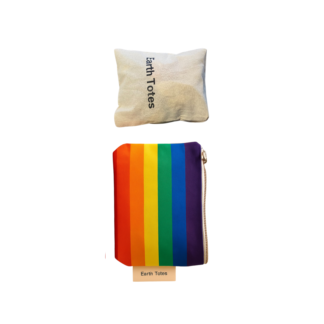 Organic Cotton Mesh Bag with Attachable Pouch Set I LYNNIE I B2B Earth Totes