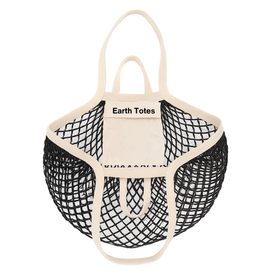 LIZZIE Organic Cotton Net Mesh Bag Single Purchase I B2B Earth Totes