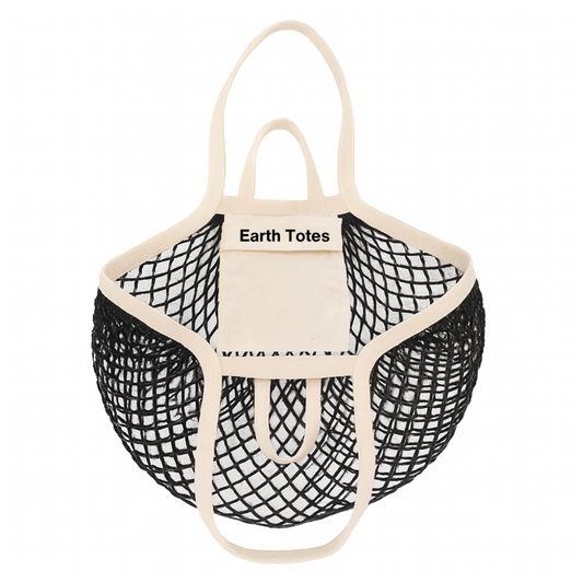 LIZZIE Organic Cotton Net Mesh Bag Single Purchase I B2B Earth Totes