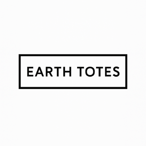 Logo for 'Earth Totes' on a white background
