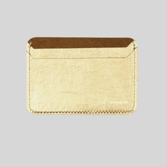 Cardholder Slim Kraft Tex Washable Paper I GINA Gold