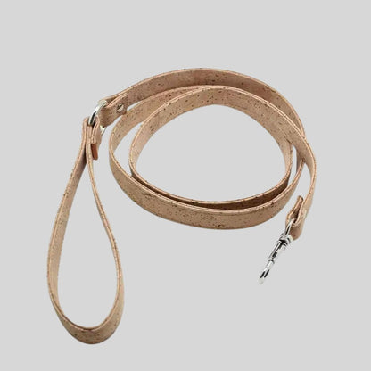 Pet Dog Leash & Collar Cork Leather DUO I HUGOM