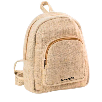 James&Co Pure Organic Hemp Mini Backpack - AMBER I Wholesale