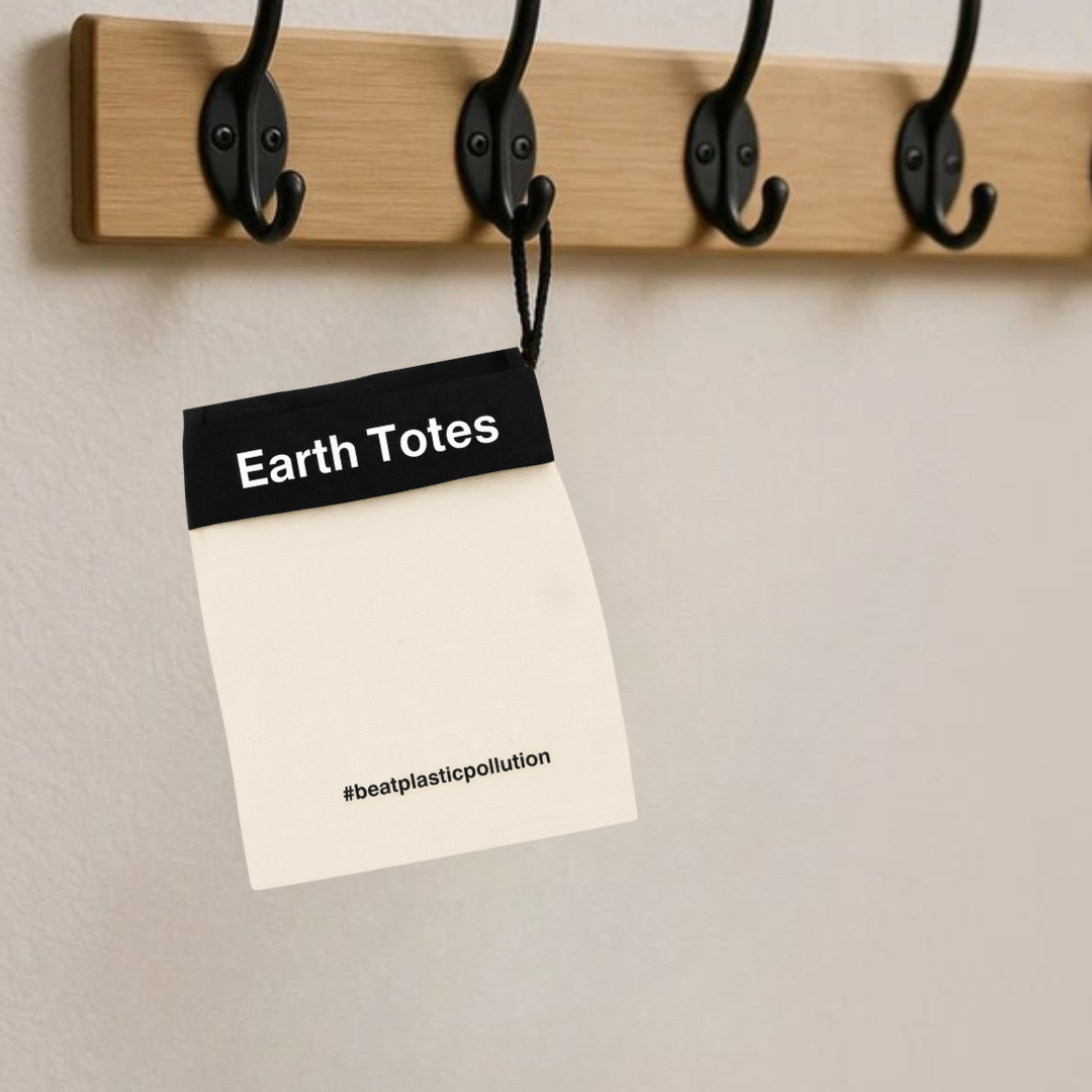 LISBETH Classic Mesh Tote Organic Cotton Lining Double Sided Black