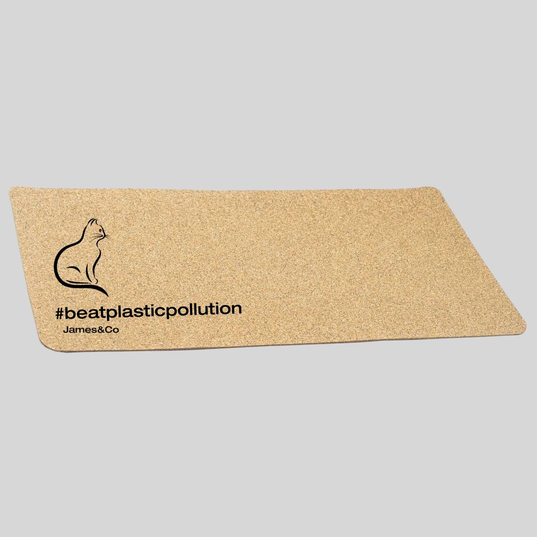 Eco-Friendly Cork Pet Feeding Bowl Mat - MATTIE