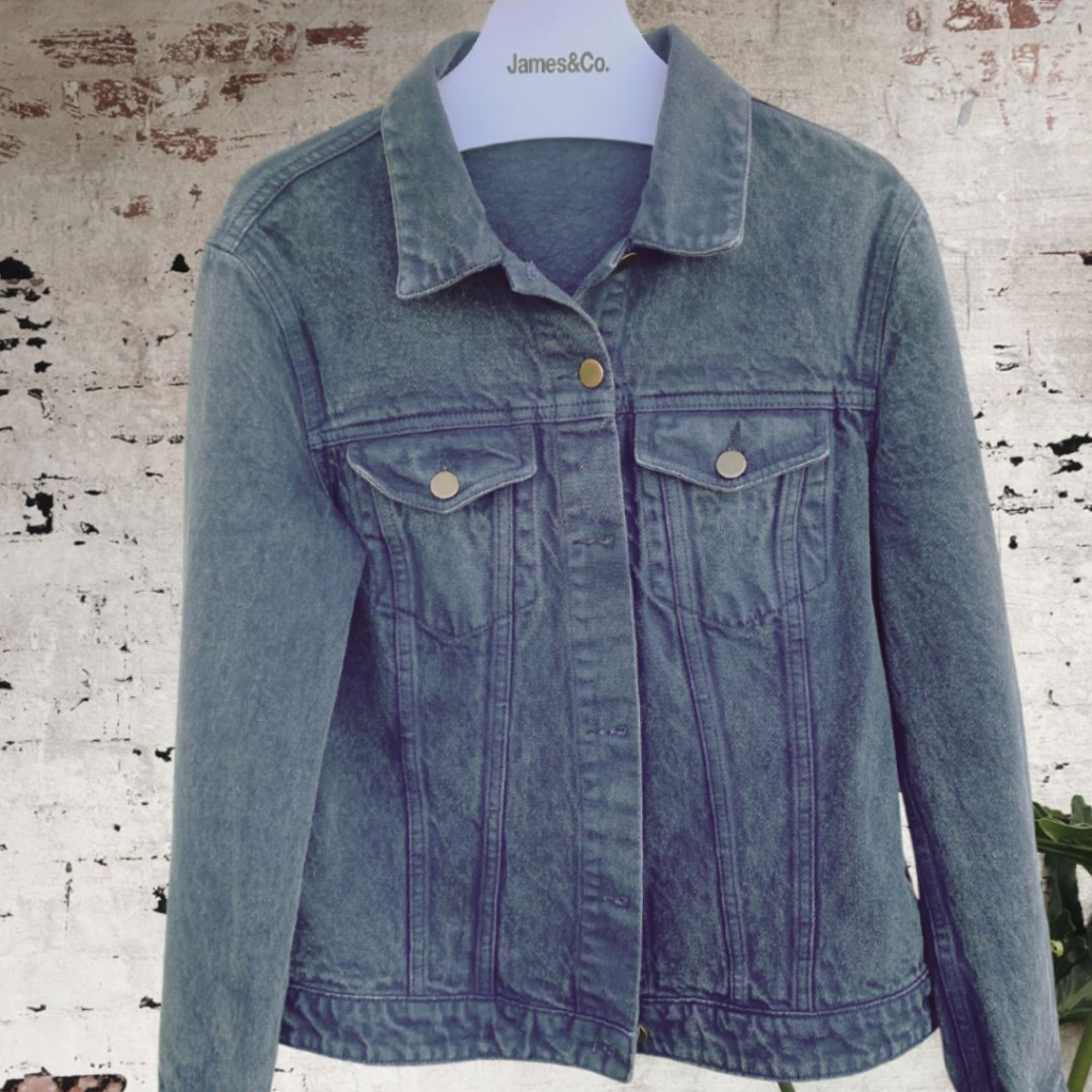 organic cotton denim  jean jacket